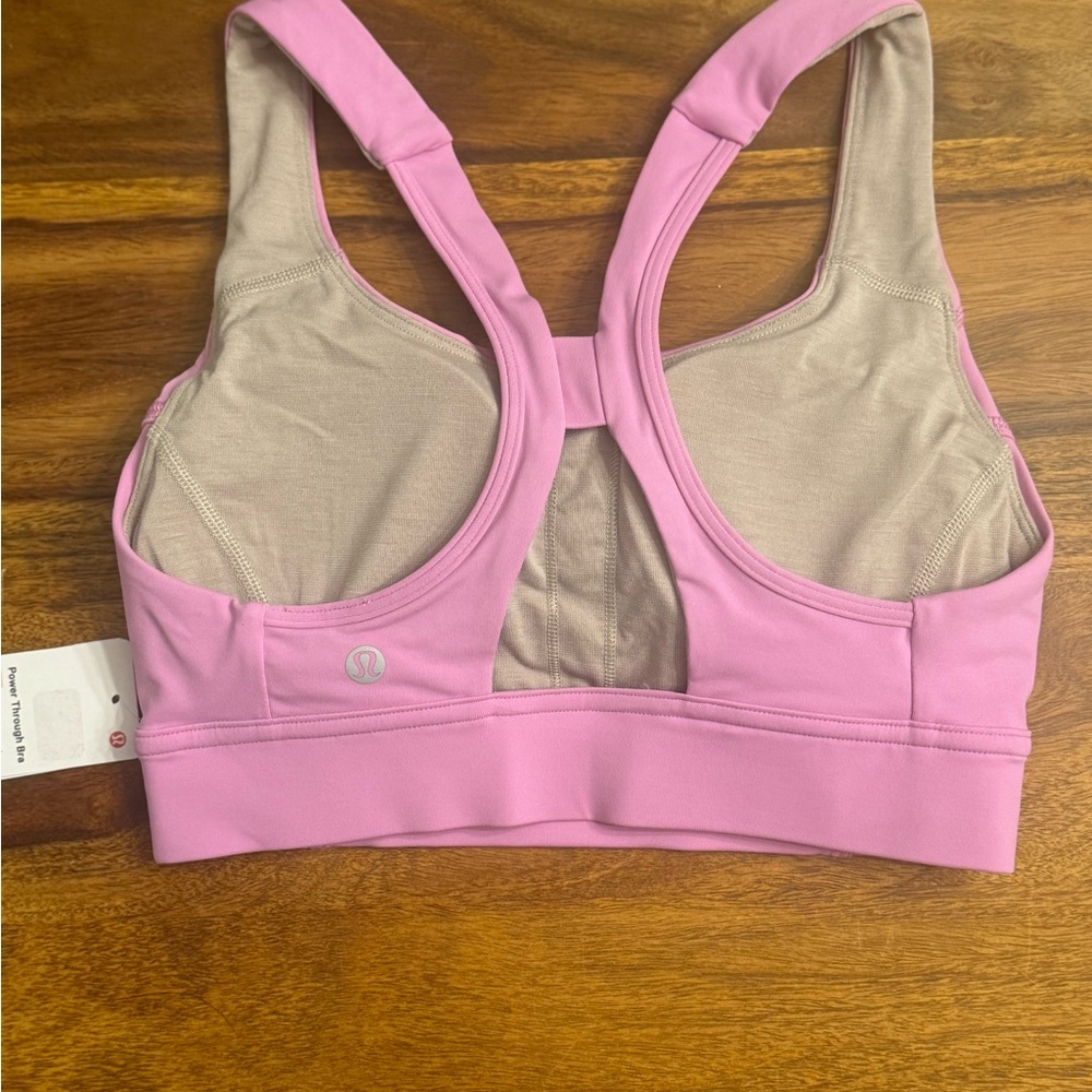 Lululemon Pink Racerback Sports Bra Intimates - Picture 2 of 3